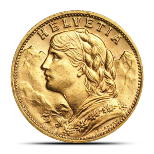 Gold Swiss 20 Franc