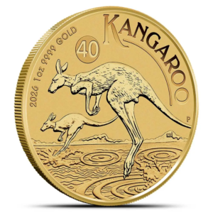 Gold Australian Kangaroo