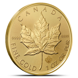 Gold Canadian Maple Leaf